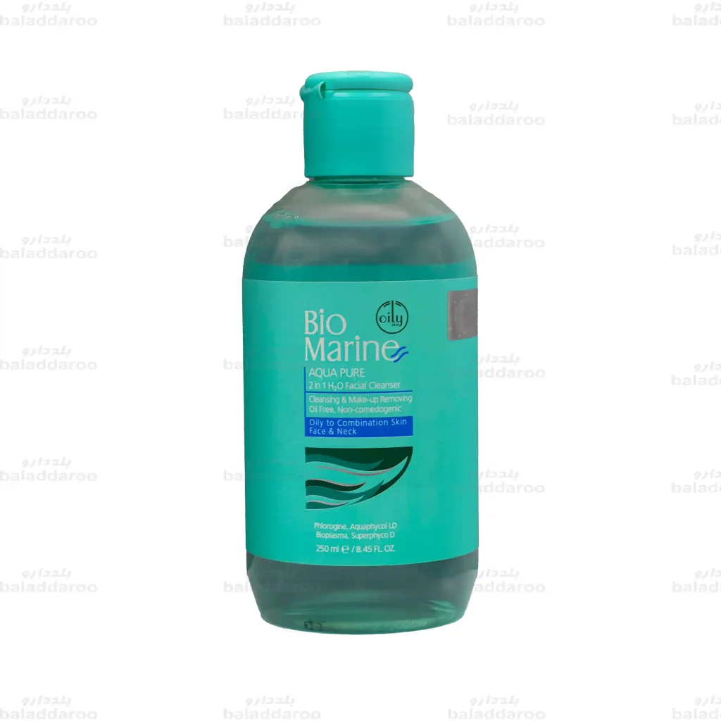 مایع پاک کننده آرایش 2 در 1 بایومارین پوست چرب و جوش دار شماره 1