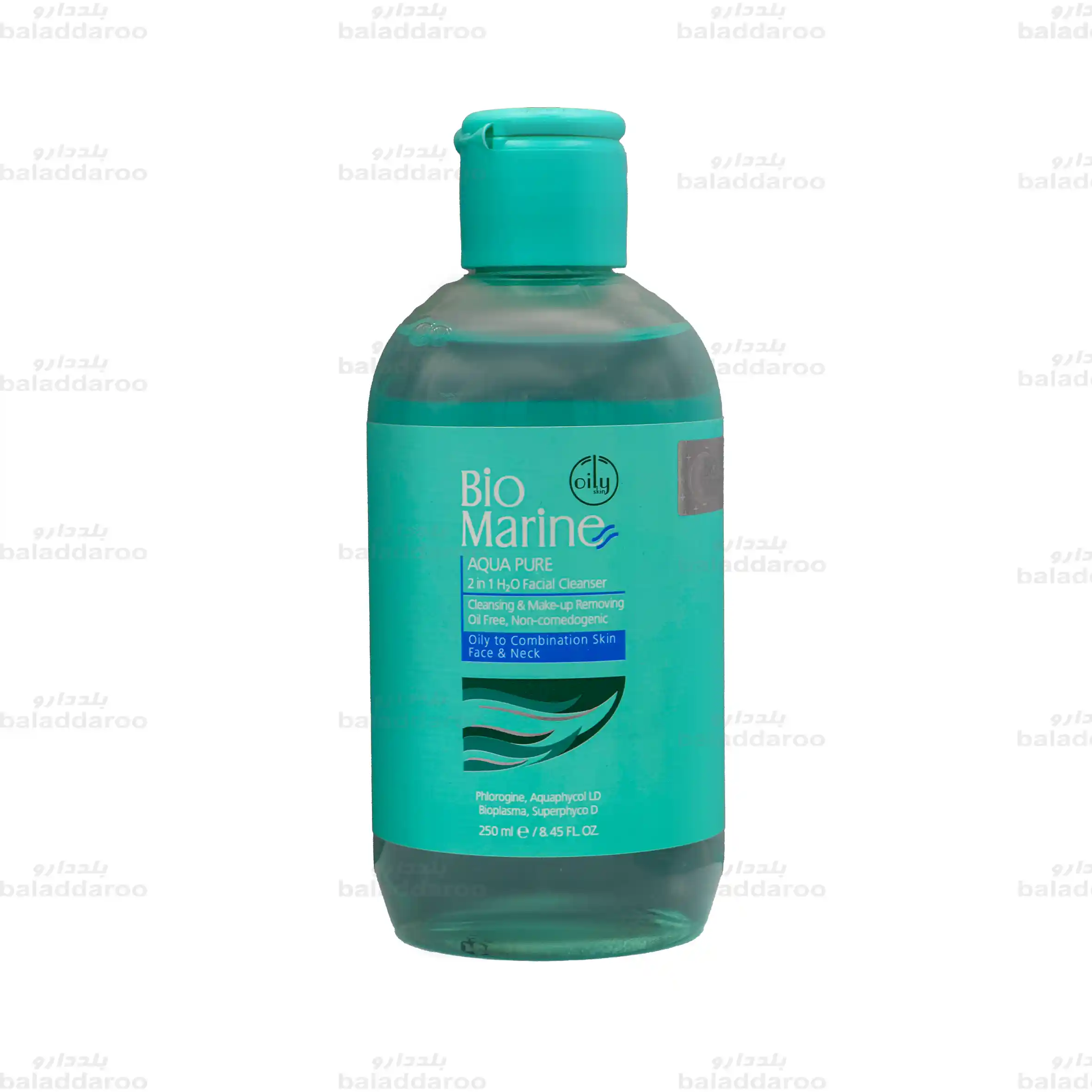 bio-marin-aqua-pur-2-in-1-facial-cleanser-1 مایع پاک کننده آرایش 2 در 1 بایومارین پوست چرب و جوش دار شماره 1
