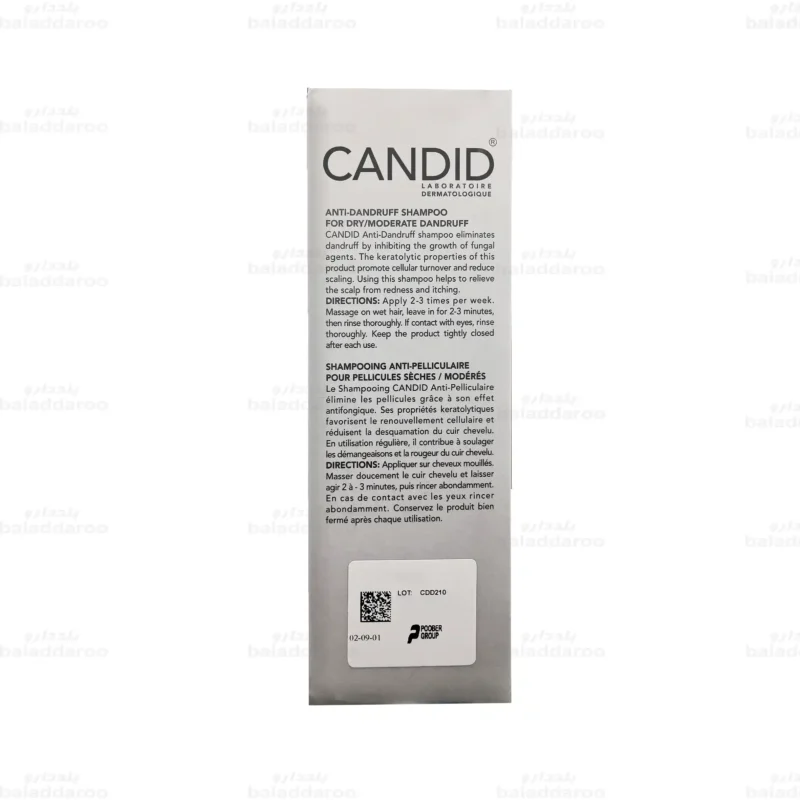 شامپو ضد شوره کاندید خشک4