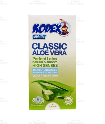 کاندوم کلاسیک آلوئه ورا کدکس 12 تایی-1