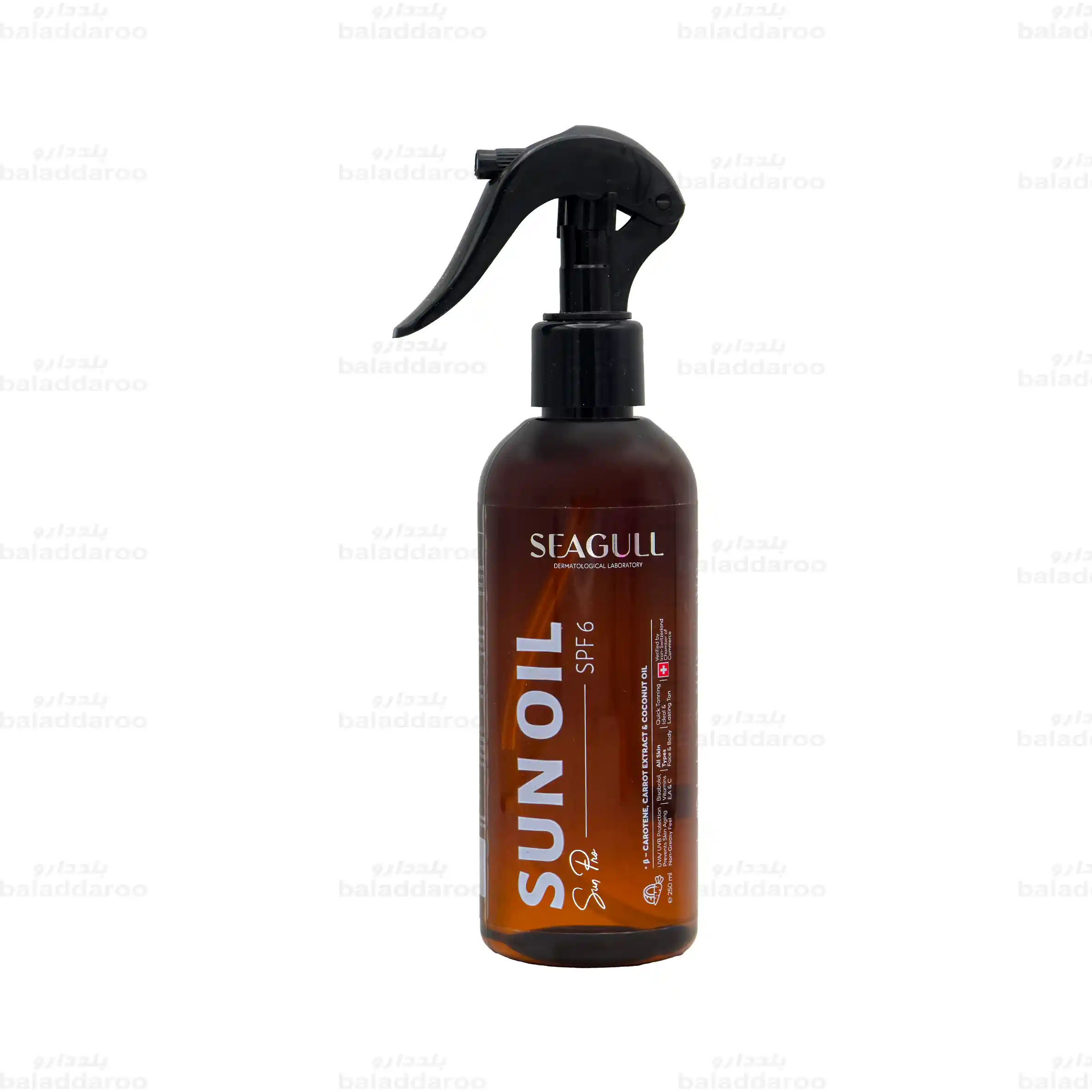 seagull-sun-oil-spf6-1 روغن برنزه کننده سی گل SPF6 شماره 1