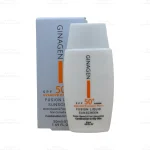 کرم ضد آفتاب بی رنگ SPF50 پوست چرب ژیناژن