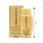 کرم ضد آفتاب رنگی ژیناژن پوست چرب و مختلط 01-2