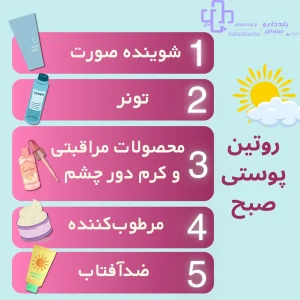 عکس روتین پوستی روز
