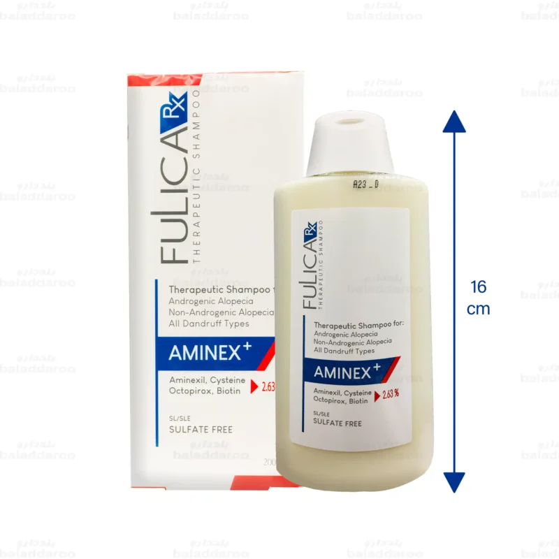 شامپو آمینکس پلاس فولیکا آر ایکس 2