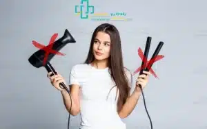 ریزش مو بعد از زایمان و آسیب مو در اثر سشوار و اتو مو
