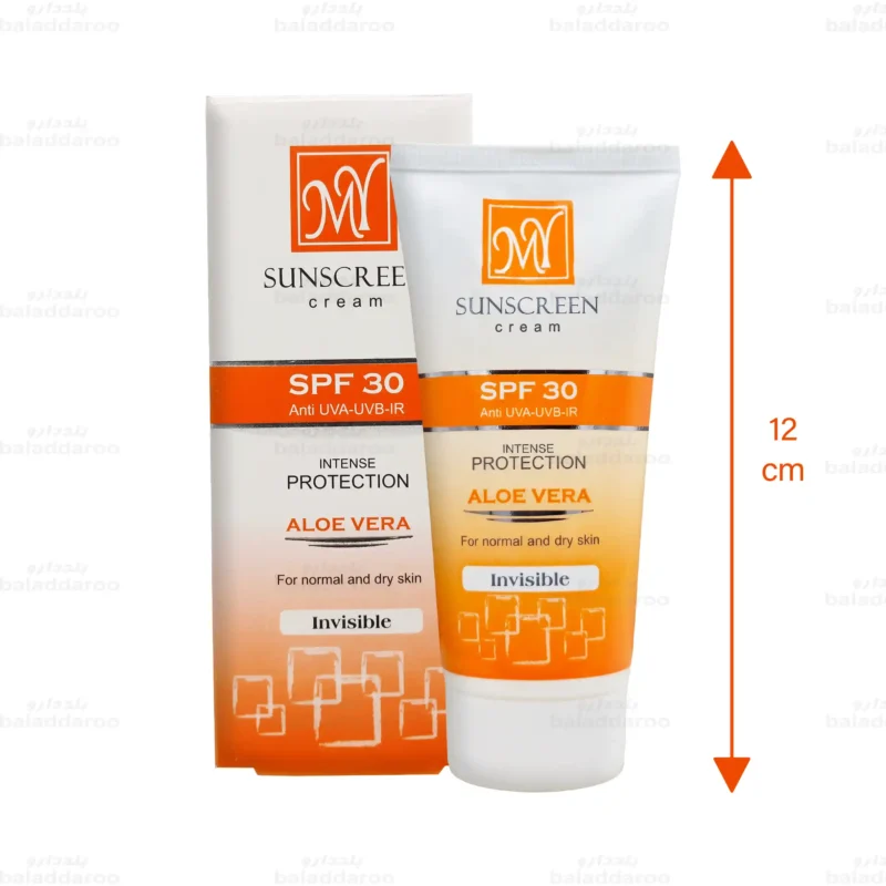 کرم ضد آفتاب بی رنگ مای SPF30 پوست خشک و نرمال2