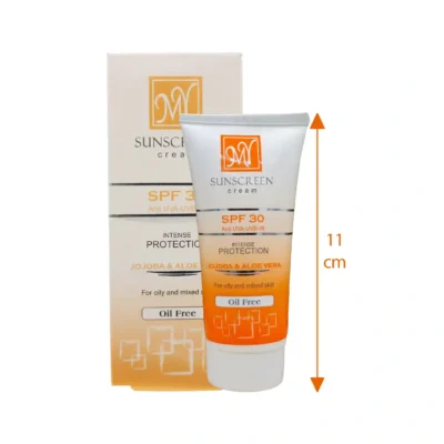 کرم ضد آفتاب فاقد چربی بی رنگ SPF30 مای پوست های چرب و مختلط 2