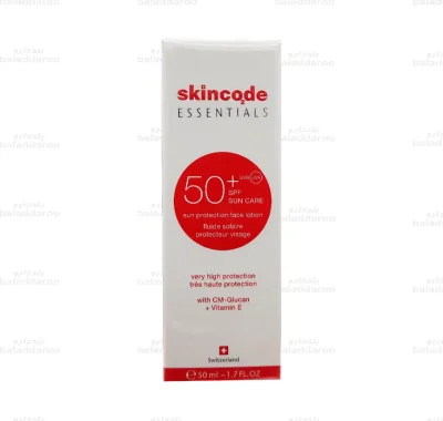 لوسیون ضد آفتاب صورت SPF50 اسکین کد