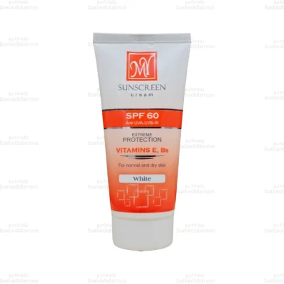 کرم ضد آفتاب بی رنگ مای SPF60 پوست خشک و نرمال1