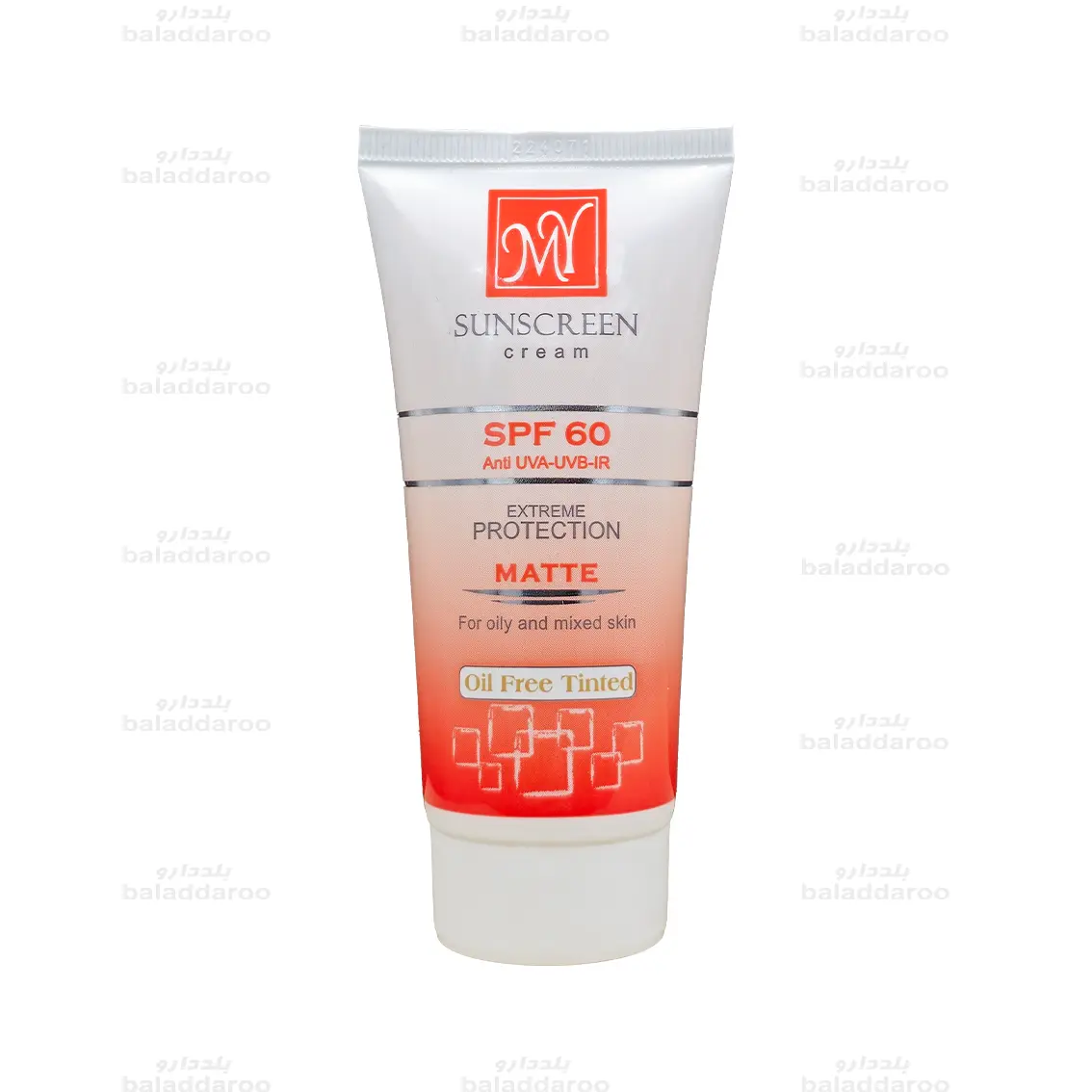 1-my-sunscreen-spf60-mat-oil-free-tinted کرم ضد آفتاب رنگی مای SPF60 پوست چرب و مختلط1