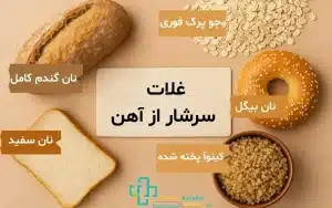 مواد غذایی آهن دار - غلات سرشار از آهن