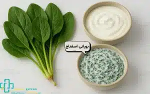 آهن اسفناج و ماست