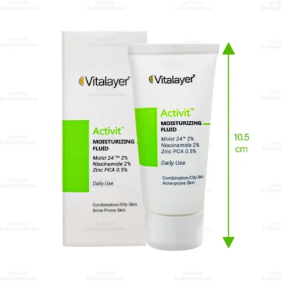 فلوئید مرطوب کننده اکتی ویت ویتالیر پوست چرب 2