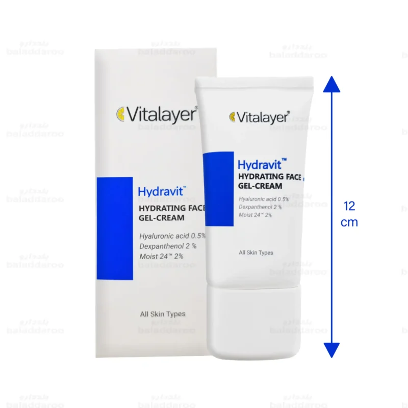 کرم ژل آبرسان صورت هیدراویت ویتالیر 2