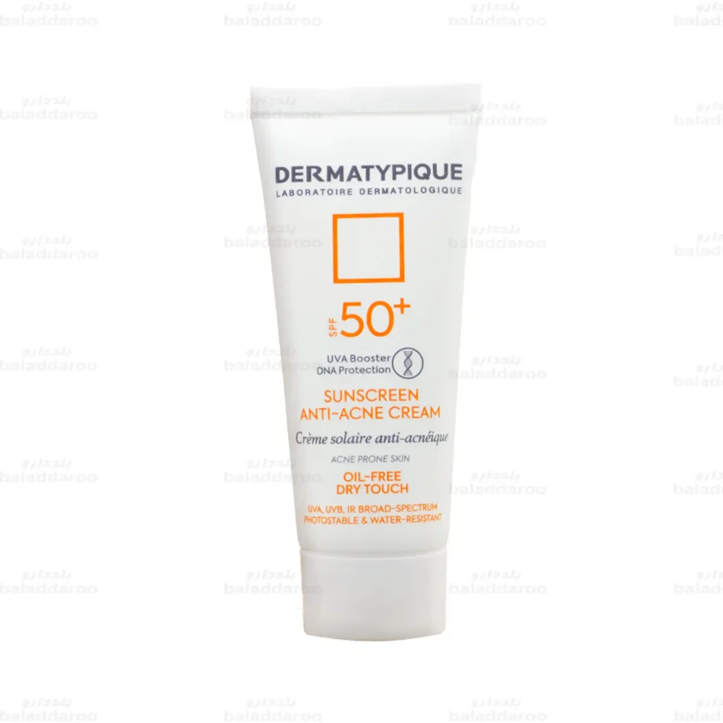 کرم ضد آفتاب آنتی آکنه SPF50 درماتیپیک پوست چرب1