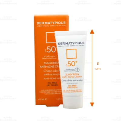 کرم ضد آفتاب آنتی آکنه SPF50 درماتیپیک پوست چرب2
