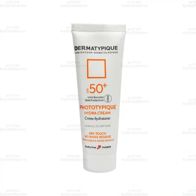 ضد آفتاب بی رنگ فتوتیپیک درماتیپیک پوست خشک SPF50 1