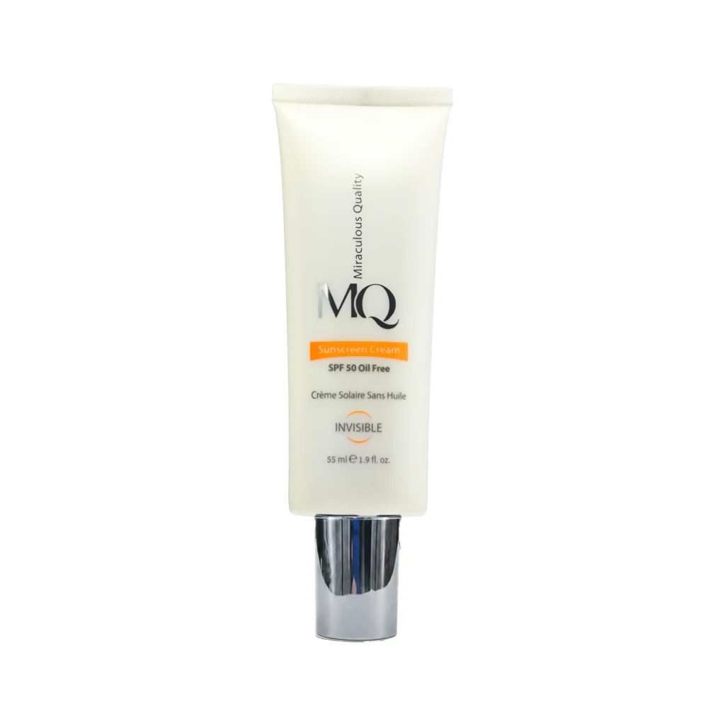 کرم ضد آفتاب فاقد چربی SPF50 ام کیو بی رنگ 1