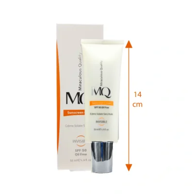 کرم ضد آفتاب فاقد چربی SPF50 ام کیو بی رنگ 2
