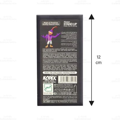 کاندوم استند آپ کلاسیک کدکس 12 عددی 2