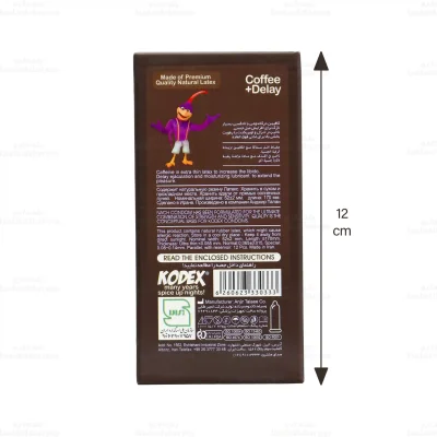 کاندوم تاخیری کافئین کدکس 12 عددی 2