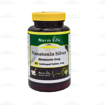 قرص زیر زبانی واناتونین سیلور نورم لایف1