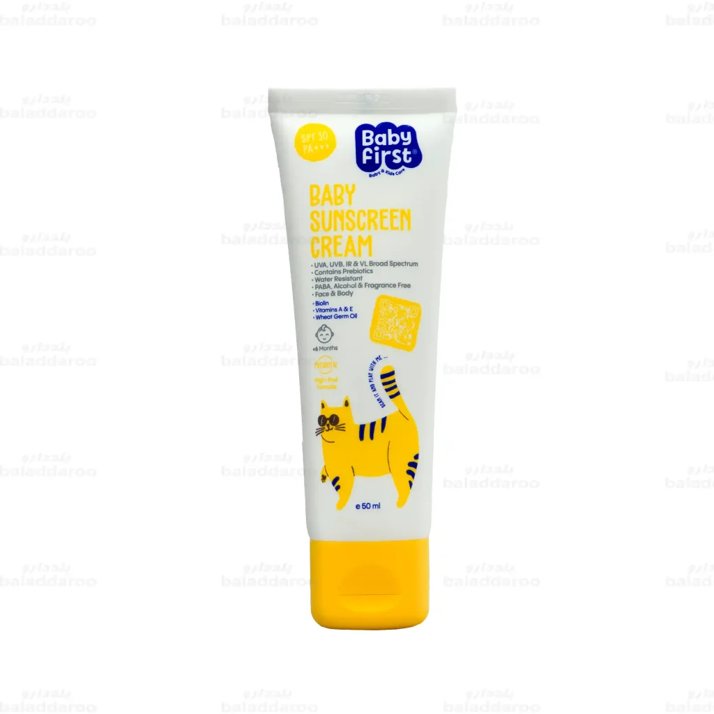 کرم ضدآفتاب کودکان بیبی‌ فرست SPF30 1