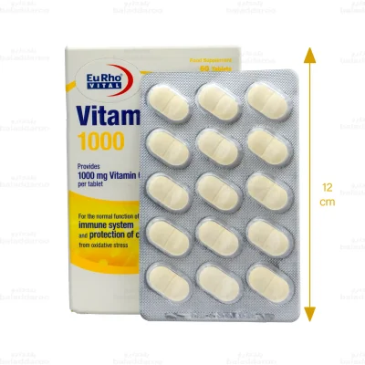 قرص ویتامین ث 1000 میلی گرم یوروویتال2