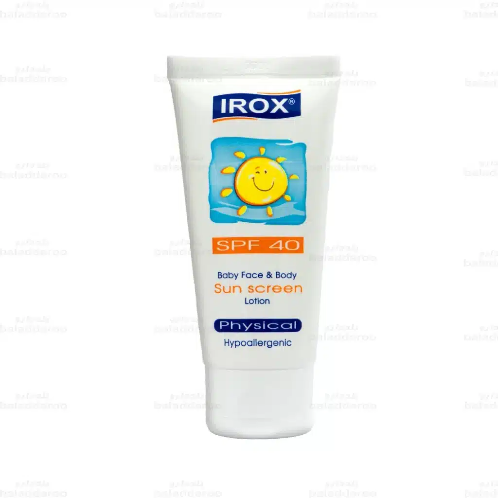 لوسیون ضد آفتاب کودکان ایروکس با SPF40 1