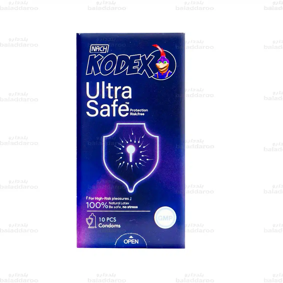 kodex-ultra-safe-10pcs-1 کاندوم اولترا سیف کدکس1