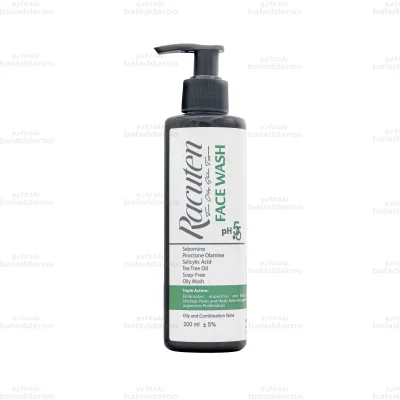 ژل شستشوی صورت راکوتن مناسب پوست چرب و مختلط1