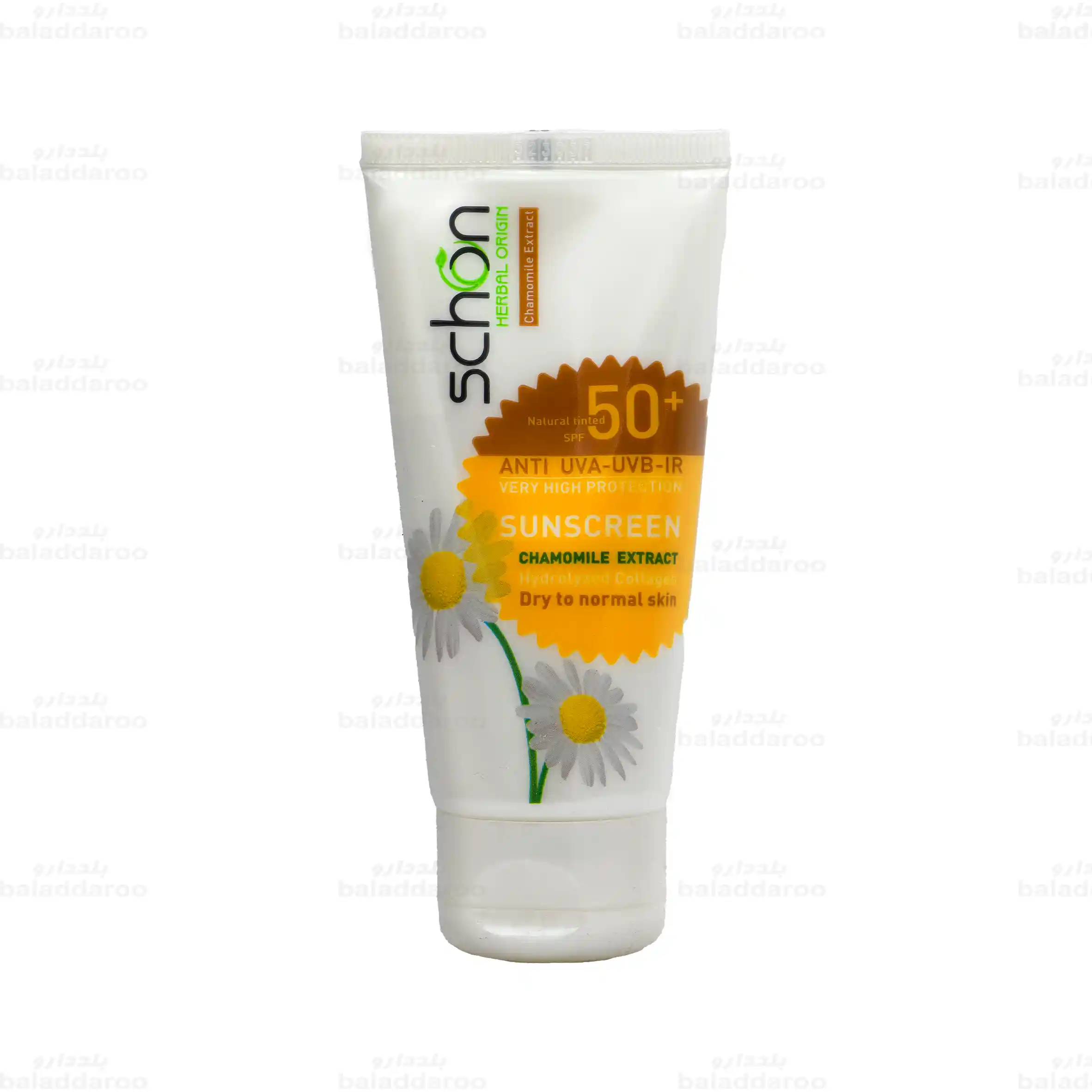 Schon-Sunscreen-Dry-Skin-Tinted-1 کرم ضد آفتاب رنگی شون پوست نرمال و خشک1