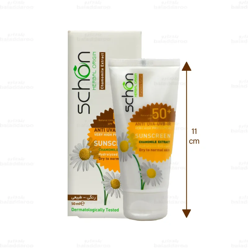 کرم ضد آفتاب رنگی شون پوست نرمال و خشک2