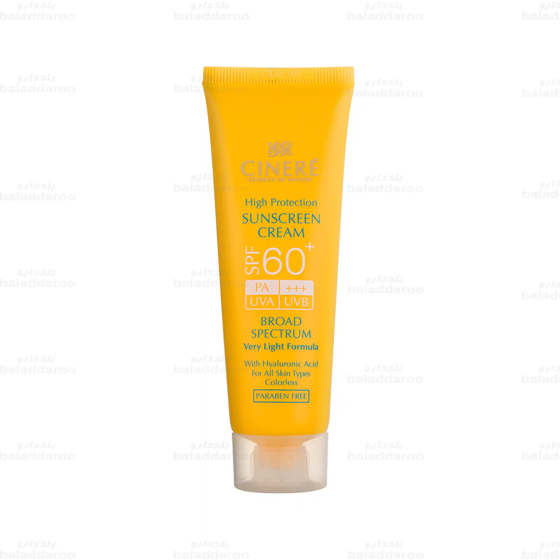 cinere-sunscreen-cream-spf60-invisible-1 کرم ضد آفتاب بی رنگ SPF60 سینره1