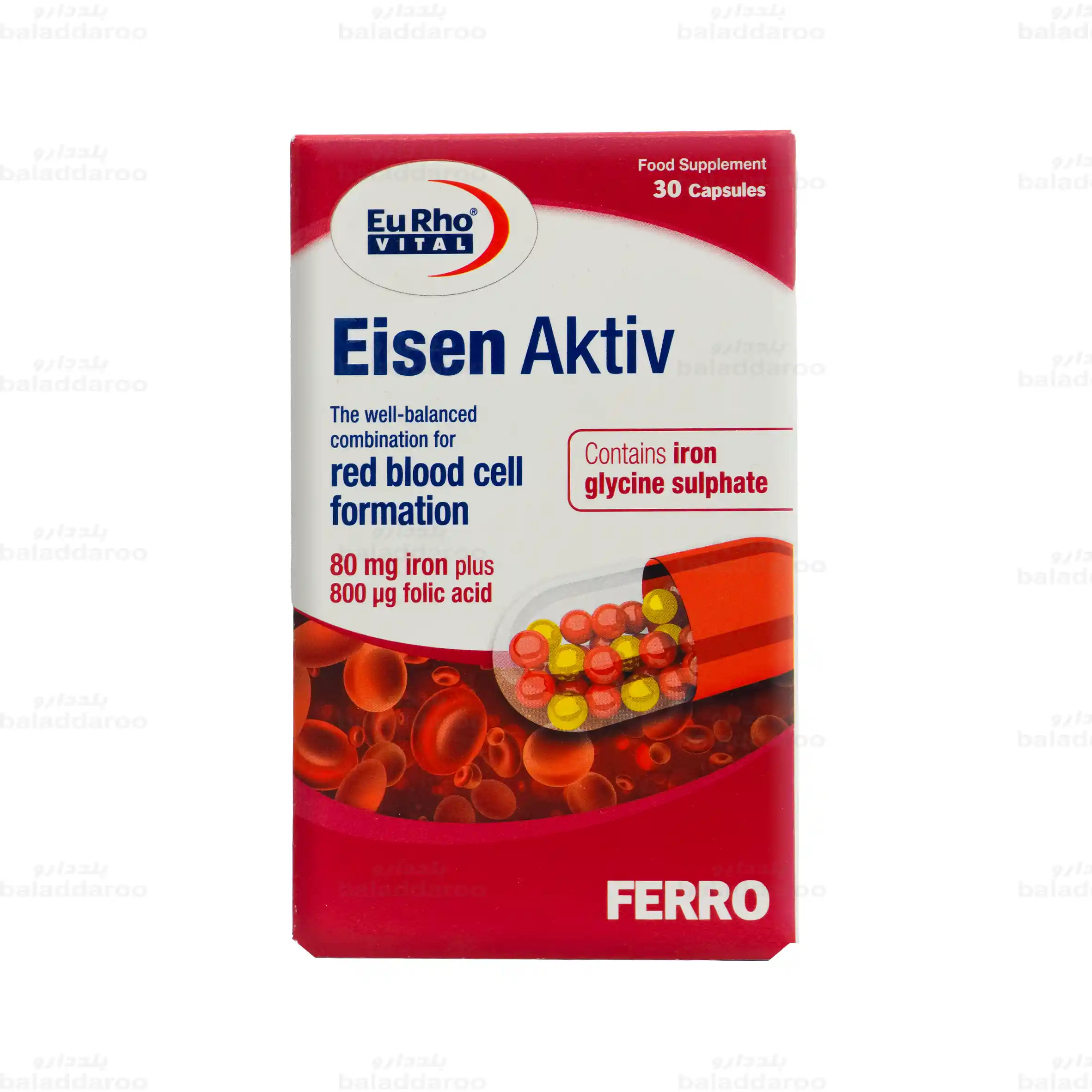 Eurho-Vital-Eisen-Aktiv-1 کپسول آیزن اکتیو یوروویتال 1