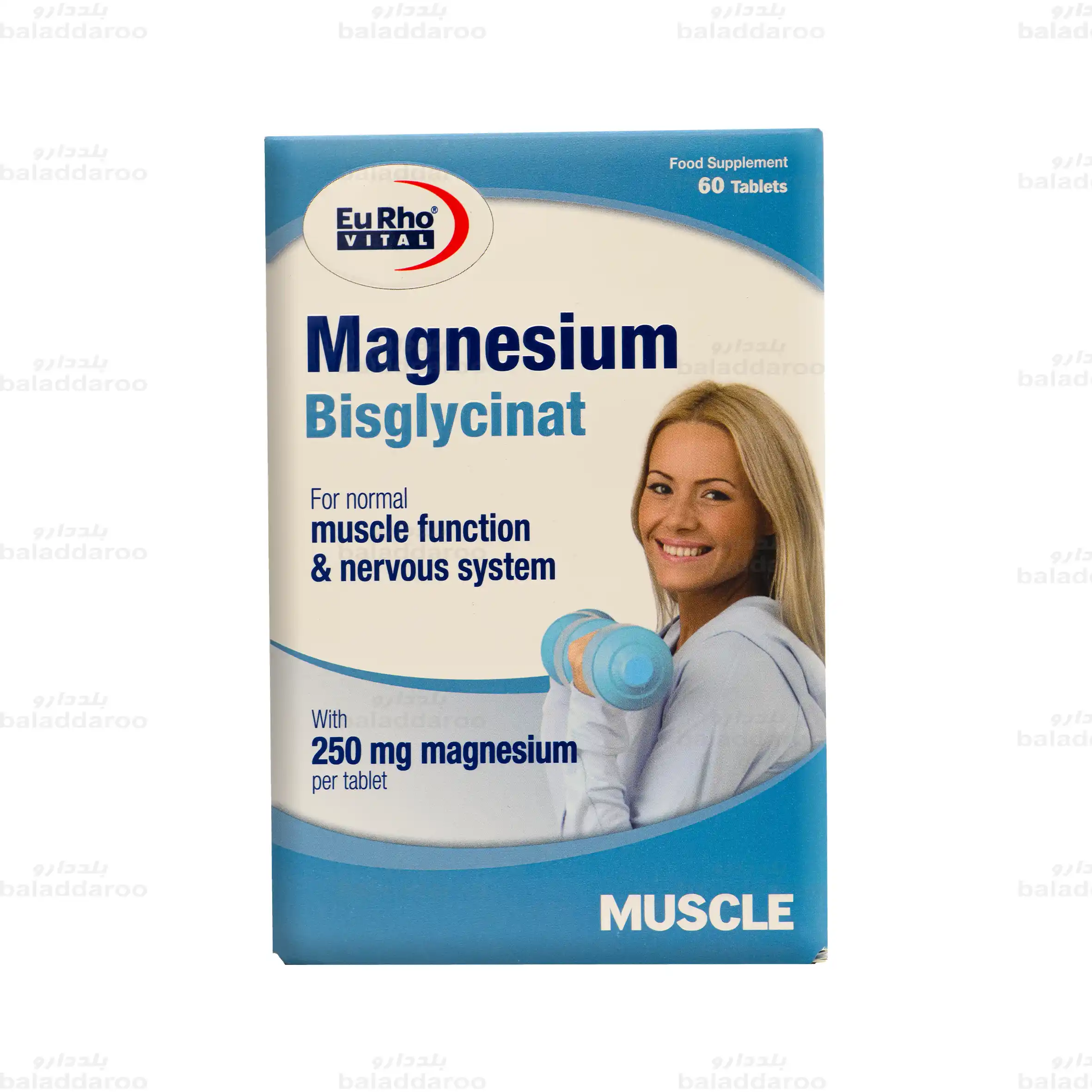 Eurho-Viatl-Magnesium-Bisglycinat-Tablet-1 قرص منیزیم بیس گلایسینات یوروویتال 1