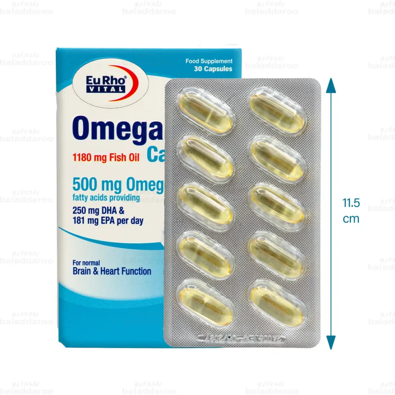 کپسول امگا 3 یوروویتال 2