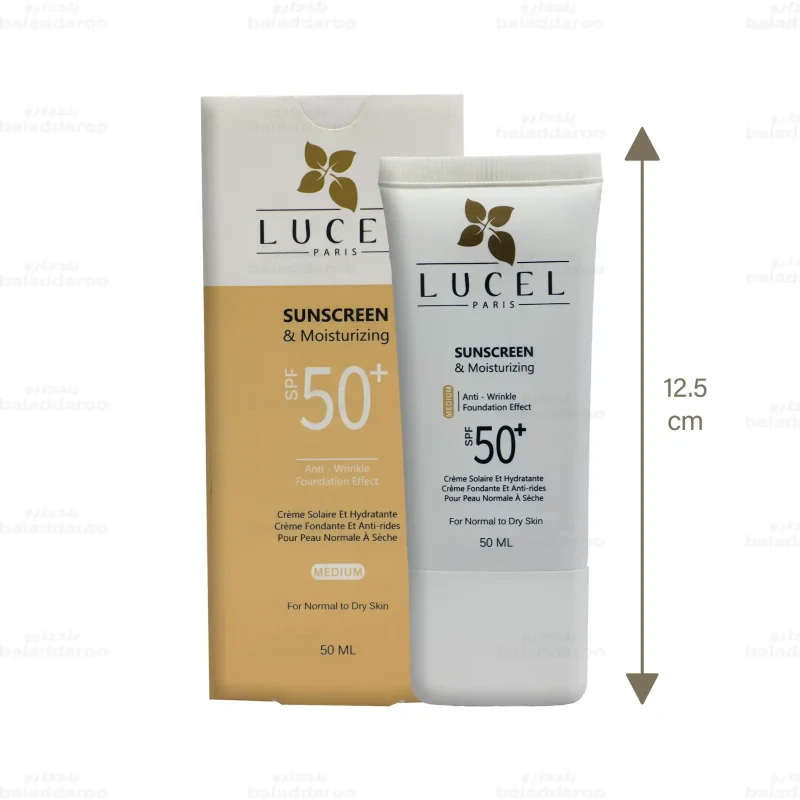 کرم ضد آفتاب رنگی لوسل پوست خشک و معمولی 2SPF50