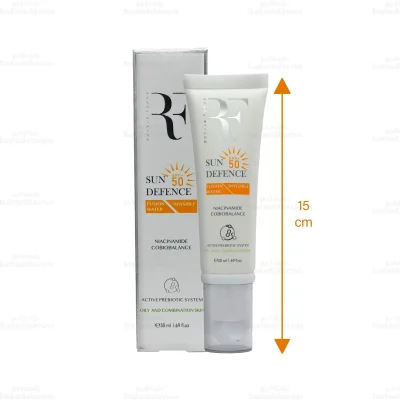 کرم ضد آفتاب فیوژن واتر بی رنگ آر اف پوست چرب2