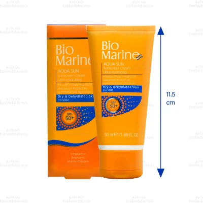 کرم ضد آفتاب رطوبت رسان بی رنگ بایومارین پوست خشک 2