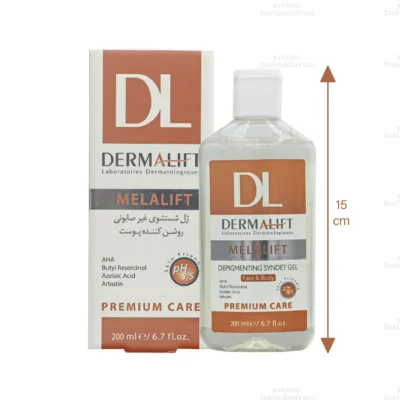 ژل شستشوی روشن کننده ملالیفت درمالیفت2