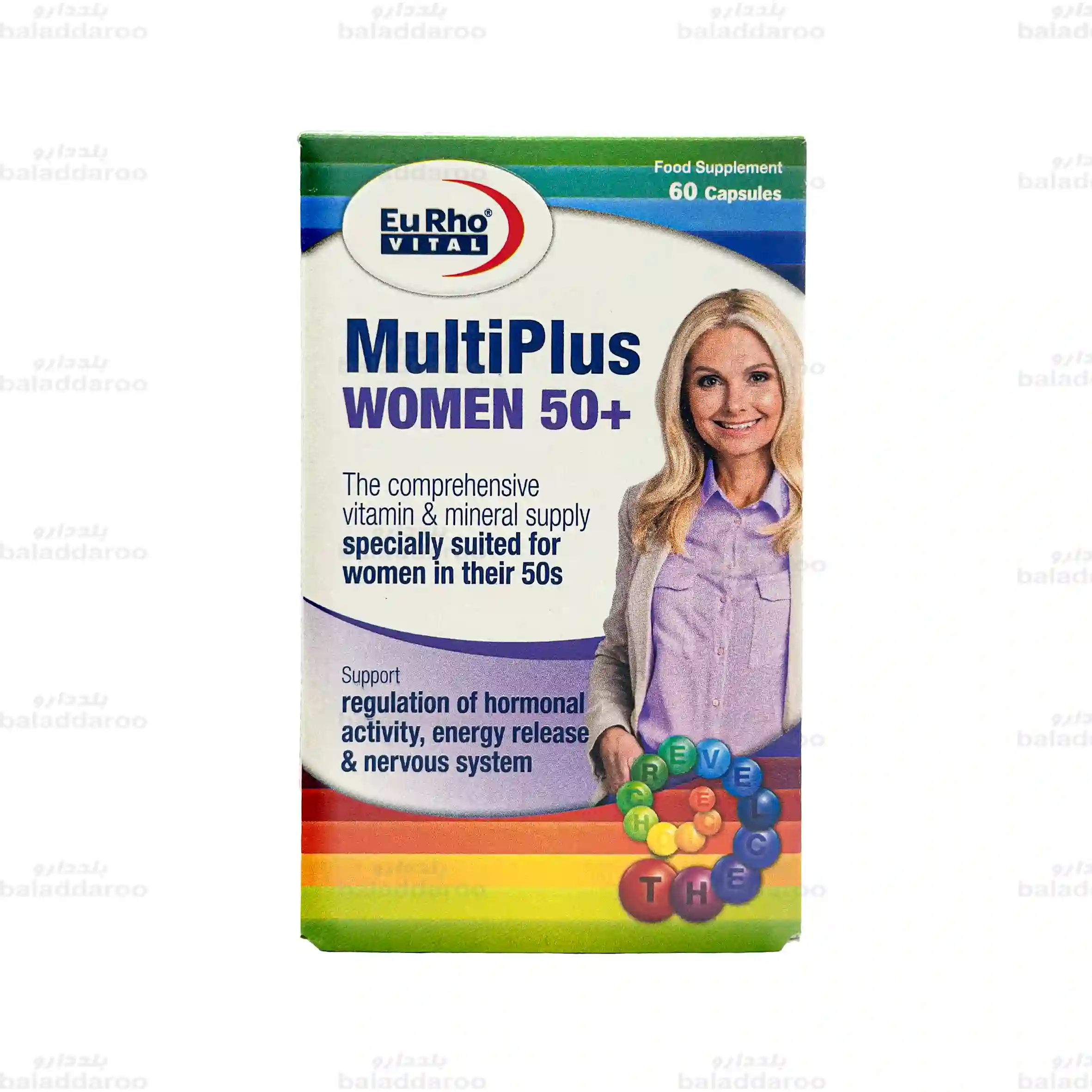 eurho-vital-multi-plus-womenn-+50-1 کپسول مولتی پلاس بالای 50 سال بانوان یوروویتال 1