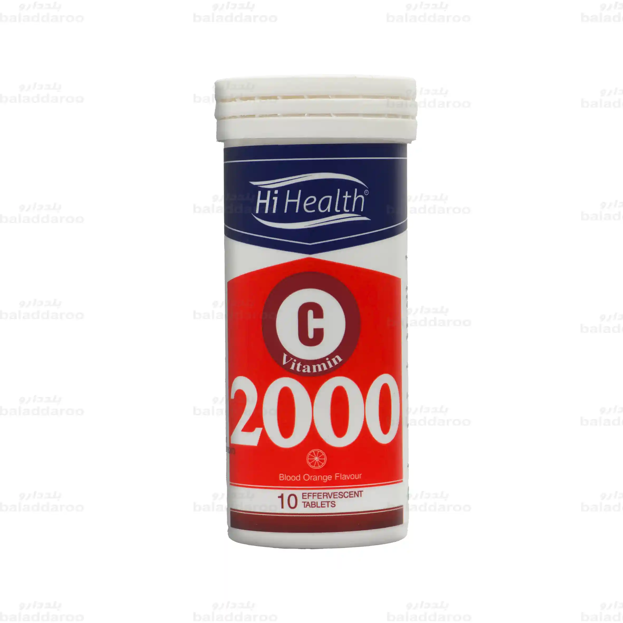 Hi-Health-Vitamin-C-2000-Eff-Tab-Blood-Orange-1 قرص جوشان ویتامین سی 2000 های هلث پرتقال خونی-1