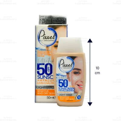 کرم ضد آفتاب رنگی پیکسل پوست خشک و حساس بژ روشن-2