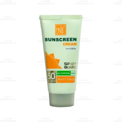 کرم ضد آفتاب اسپات گارد مات 4 کاره بی رنگ مای مناسب پوست چرب SPF50 شماره 1