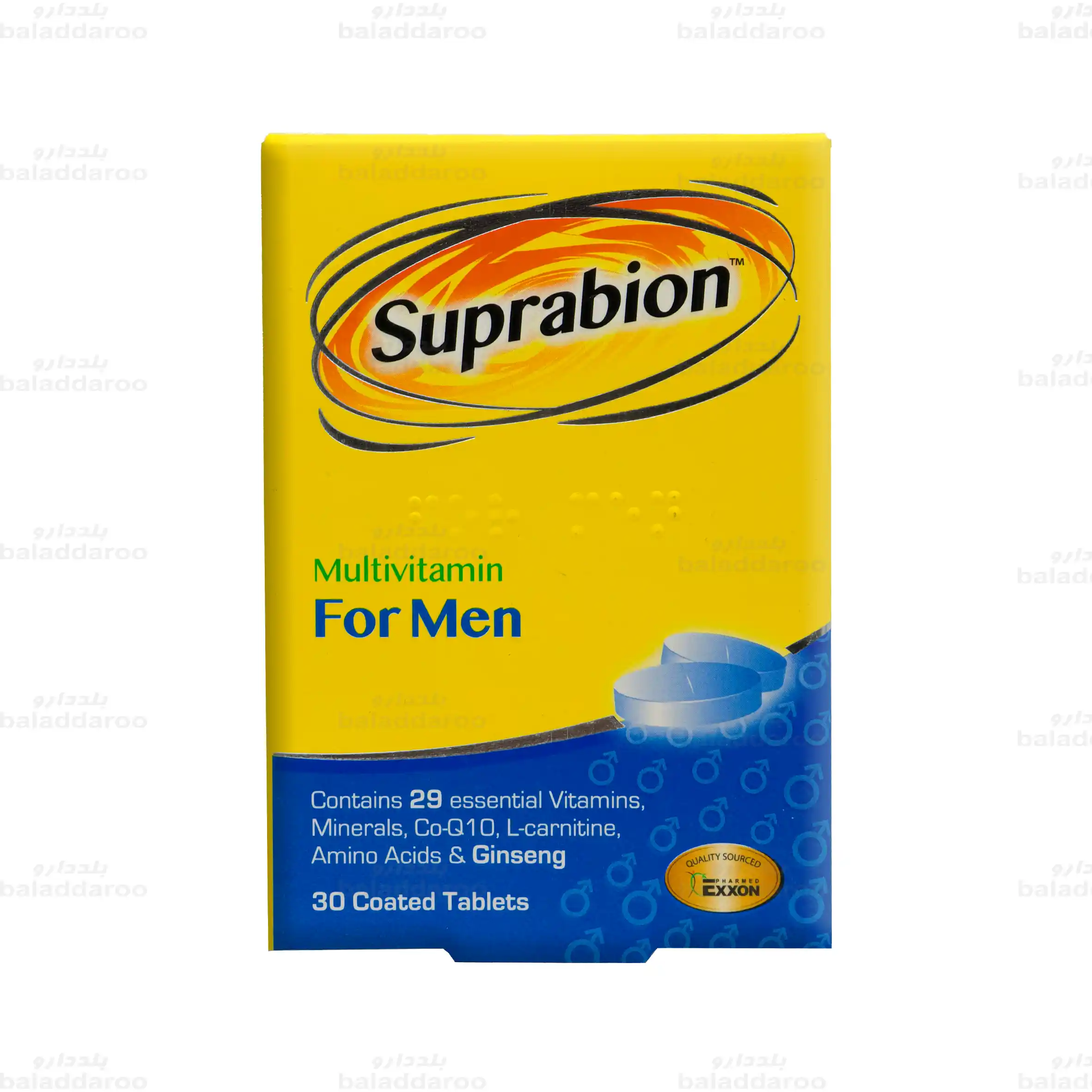 1-suprabion-multivitamin-men قرص مولتی ویتامین آقایان سوپرابیون 1