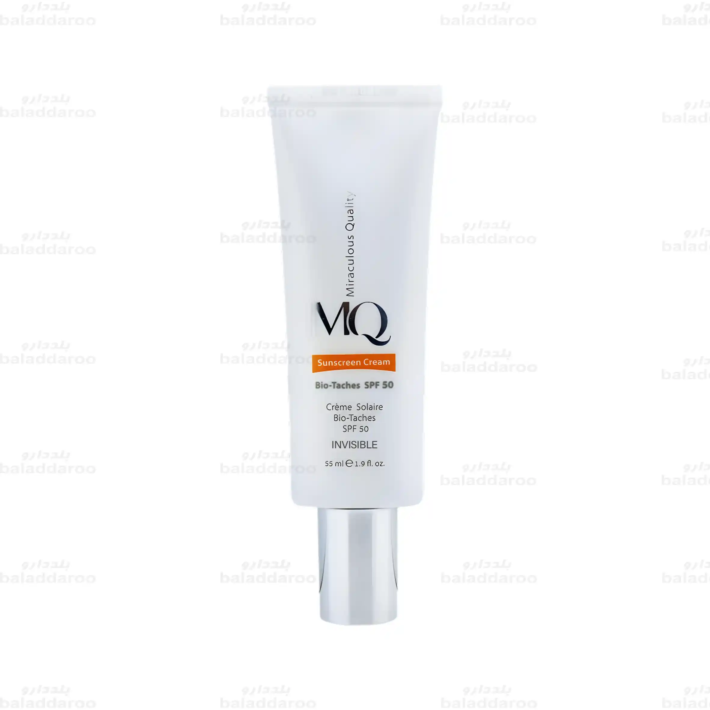 mq-bio-taches-sunscreen-no-colour-1 کرم ضد آفتاب ضد لک بایوتچ بی رنگ ام کیو SPF50 شماره 1