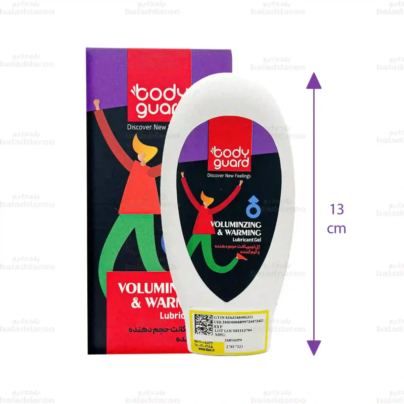 ژل لوبریکانت حجم دهنده و گرم کننده بادیگارد 2