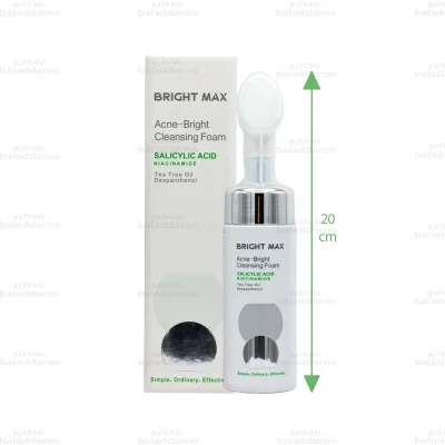 فوم شستشوی صورت آکنه برایت برایت مکس 2